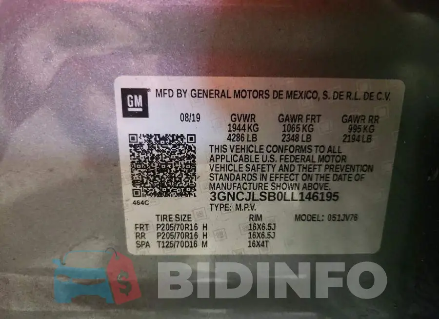 3GNCJLSB0LL146195 Photo# 13