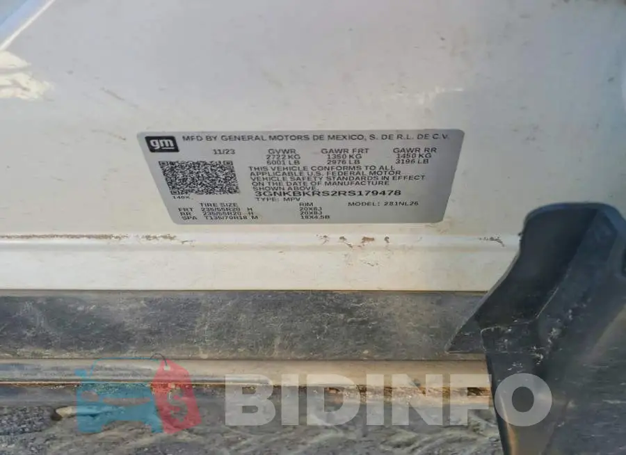 3GNKBKRS2RS179478 Photo# 13