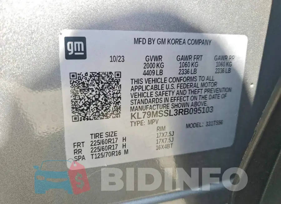 KL79MSSL3RB095103 Photo# 12