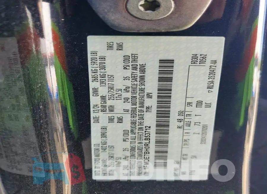 1FMDE7BH0RLB53712 Photo# 13