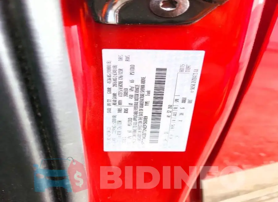 1FT7W2BT0NEF56089 Photo# 12