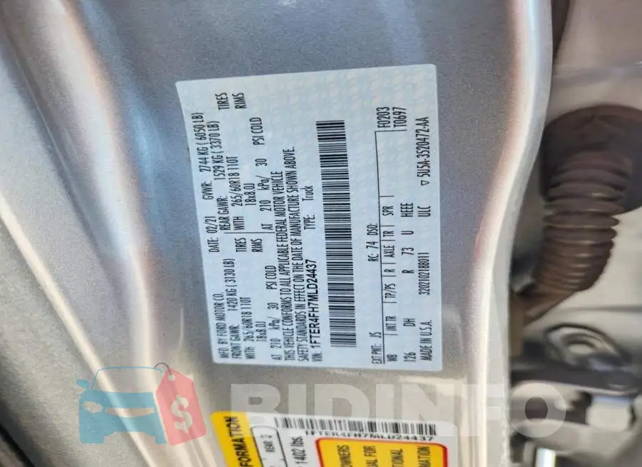 1FTER4FH7MLD24437 Photo# 12