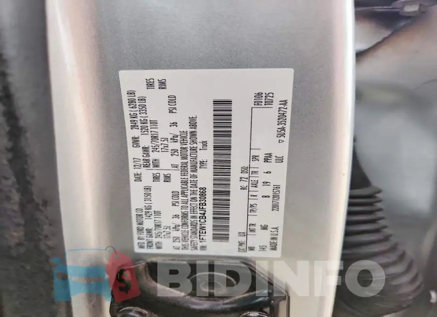 1FTEW1CB4JFB30868 Photo# 13