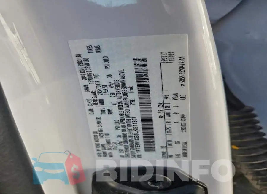 1FTEW1CB8LKE11307 Photo# 12