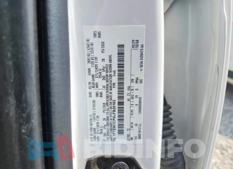 1FTEW1CP6LFB20163 Photo# 13