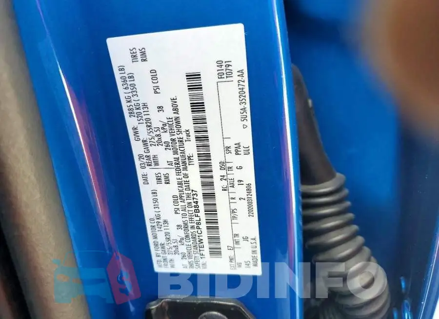 1FTEW1CP8LFB84737 Photo# 13