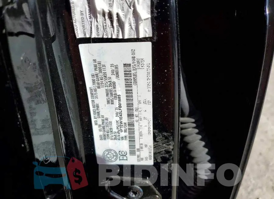1FTEW1E43LFB01685 Photo# 13