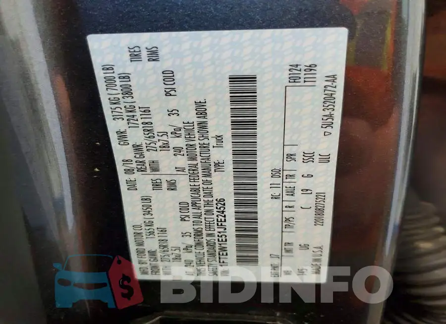 1FTEW1E51JFE24526 Photo# 12