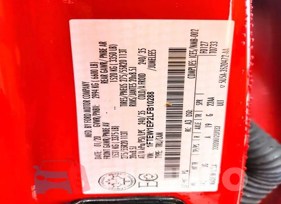 1FTEW1EP2LFB10288 Photo# 12