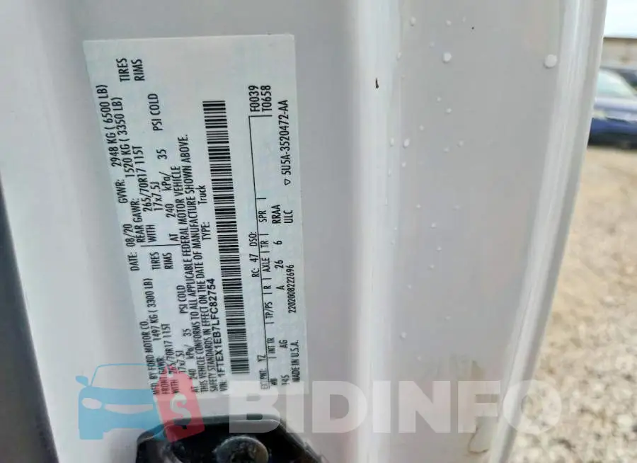1FTEX1EB7LFC82754 Photo# 12