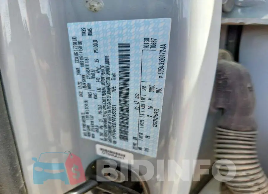 1FTFW1ED7PFA53831 Photo# 12