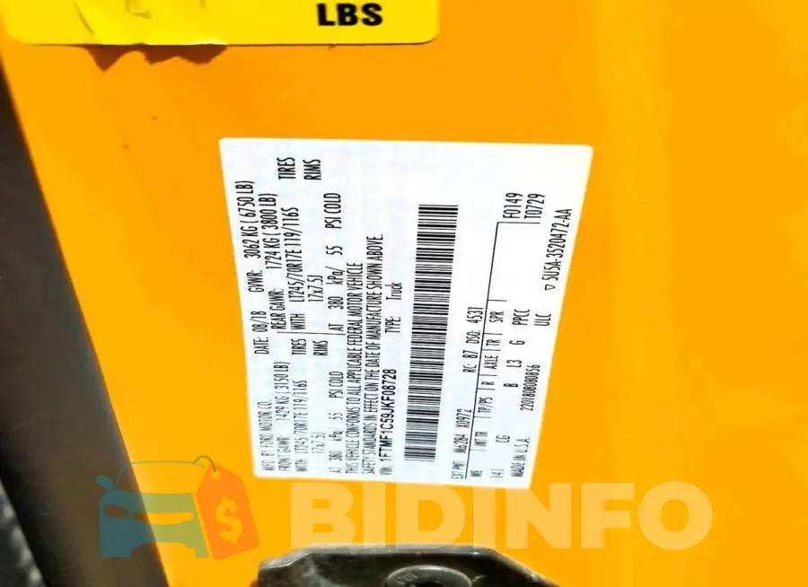 1FTMF1C59JKF08728 Photo# 12