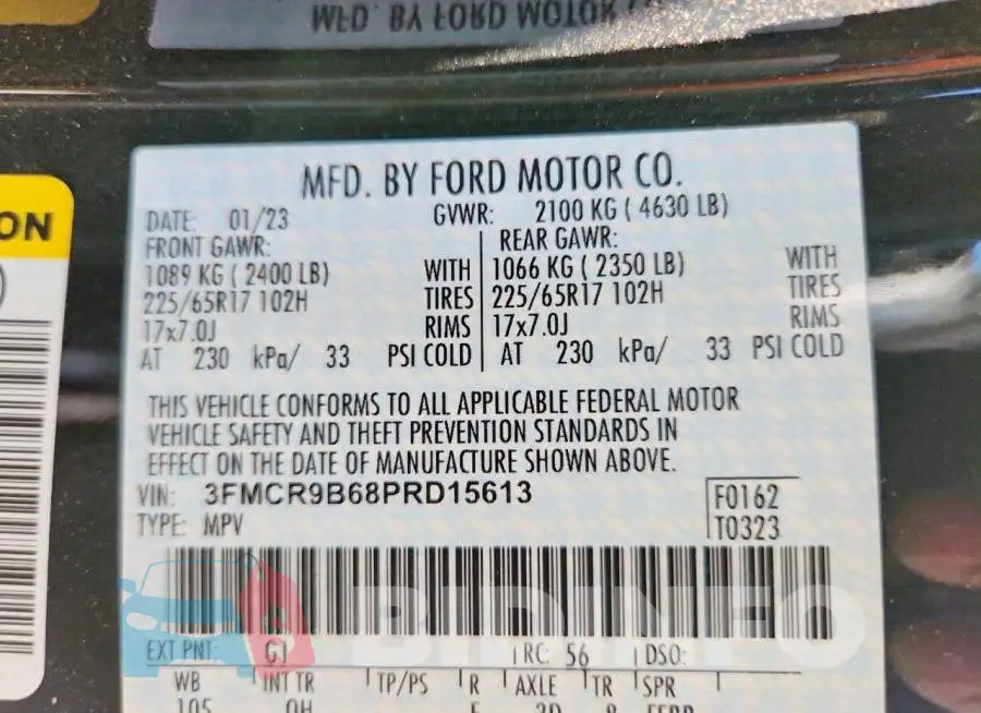 3FMCR9B68PRD15613 Photo# 13