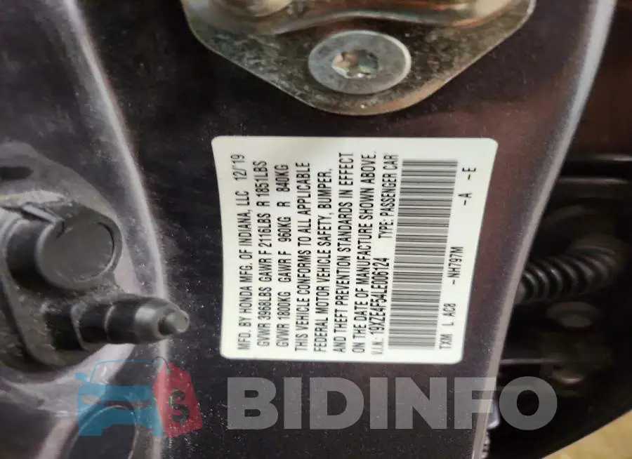 19XZE4F54LE006124 Photo# 12