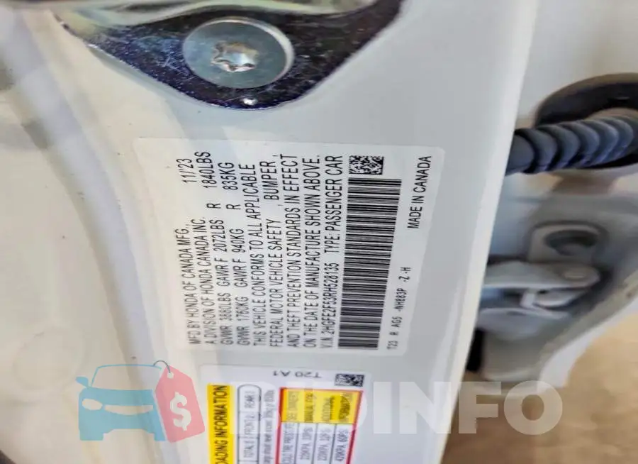 2HGFE2F53RH528135 Photo# 12