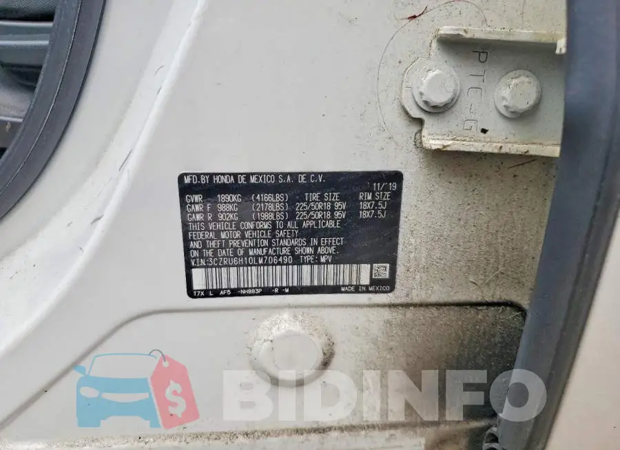 3CZRU6H10LM706490 Photo# 14