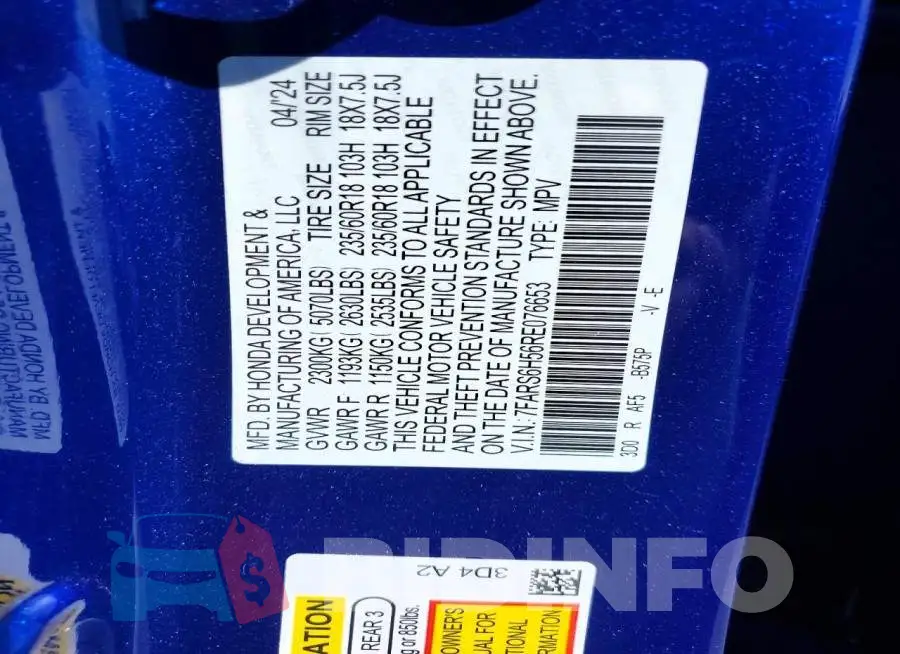 7FARS6H56RE076653 Photo# 14