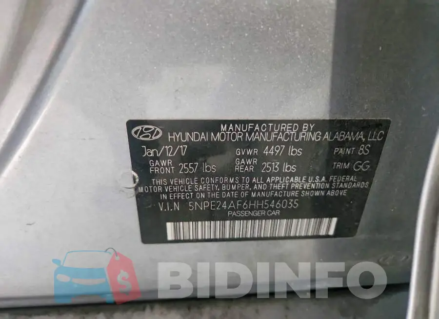 5NPE24AF6HH546035 Photo# 12