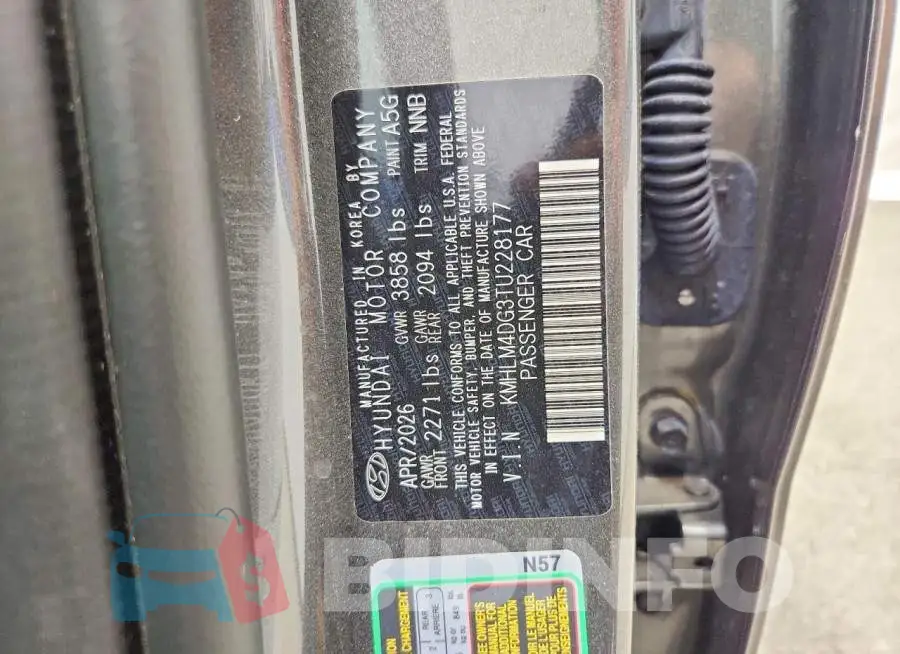 KMHLM4DG3TU228177 Photo# 12