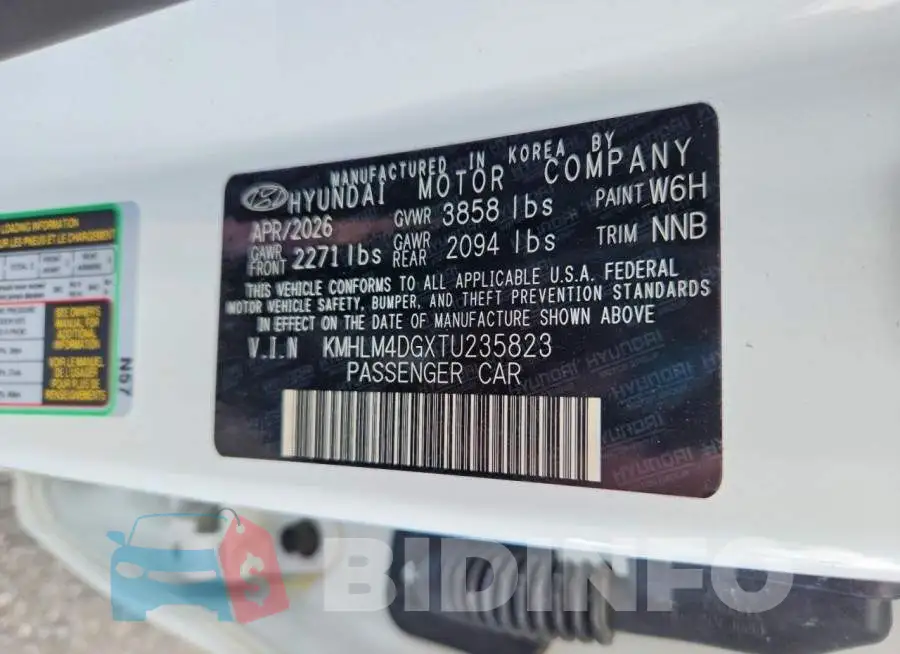 KMHLM4DGXTU235823 Photo# 13