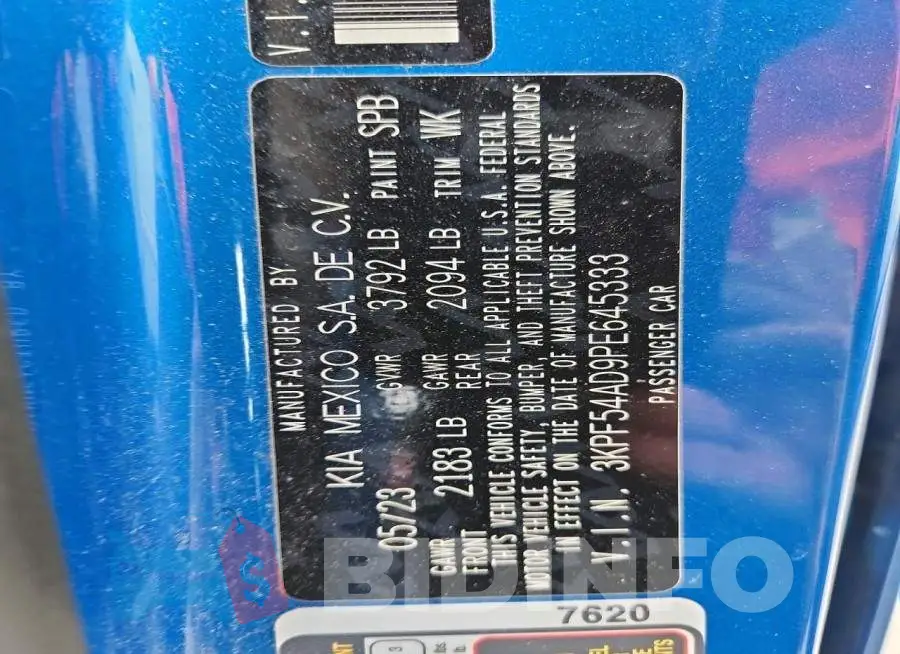 3KPF54AD9PE645333 Photo# 12