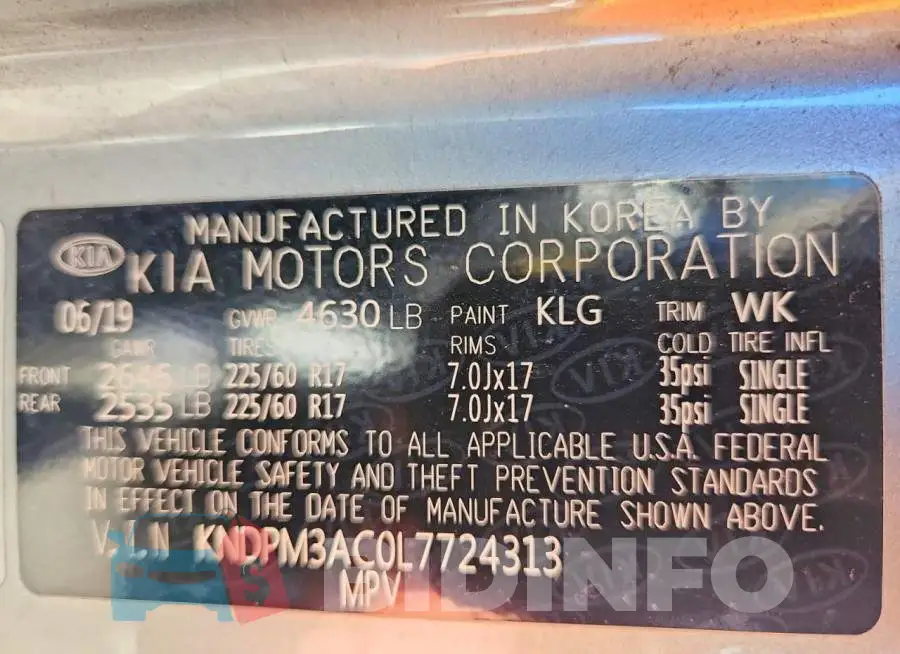 KNDPM3AC0L7724313 Photo# 13