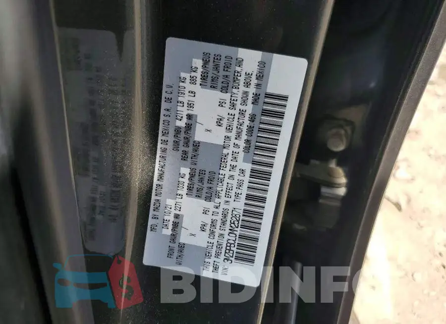 3MZBPBCL0MM252871 Photo# 12