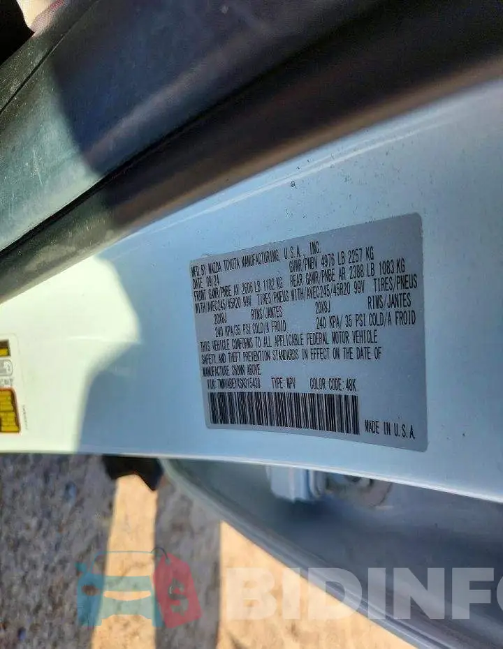 7MMVABEYXSN315438 Photo# 14