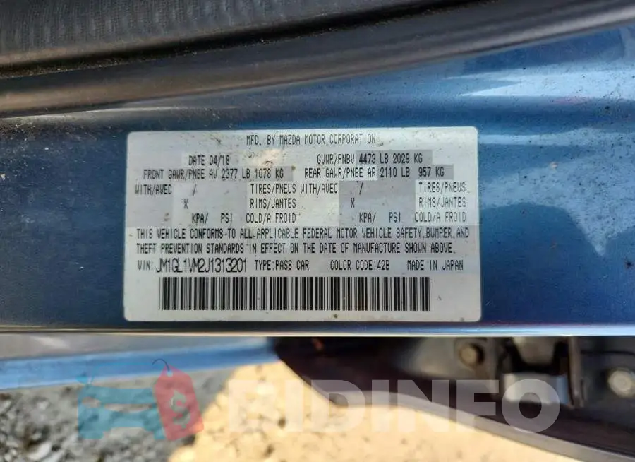 JM1GL1VM2J1313201 Photo# 12