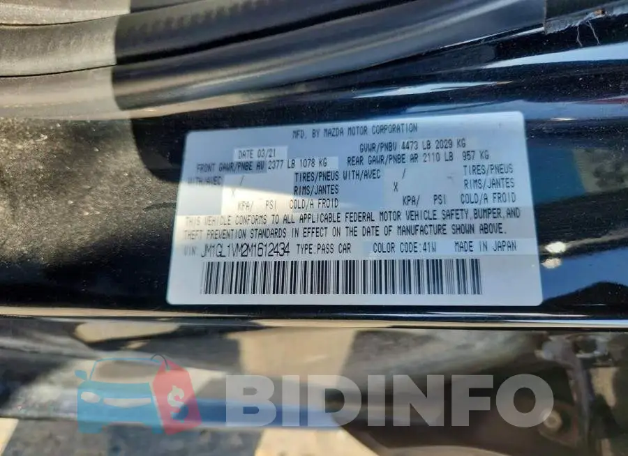 JM1GL1VM2M1612434 Photo# 12