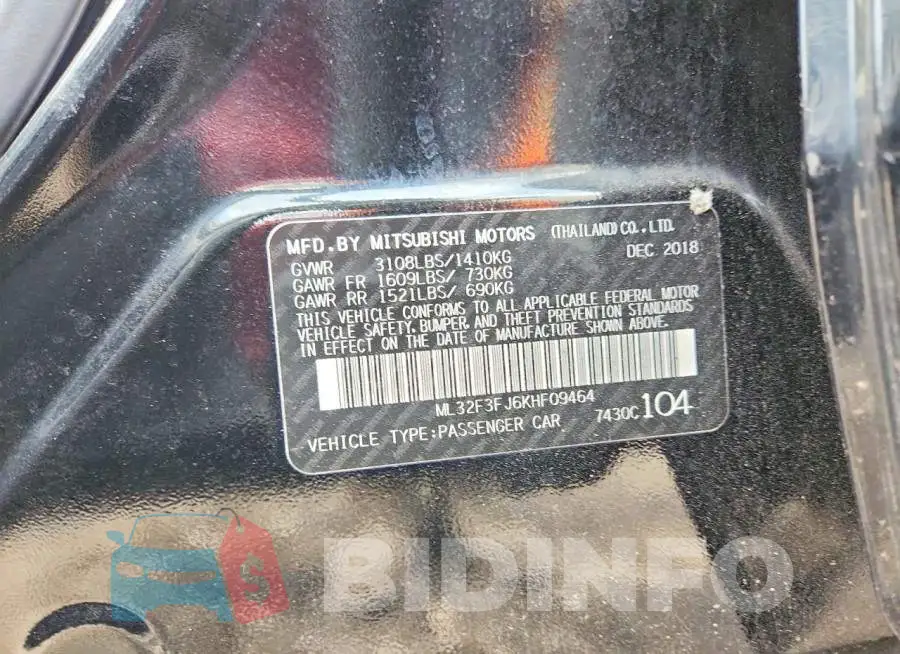 ML32F3FJ6KHF09464 Photo# 12