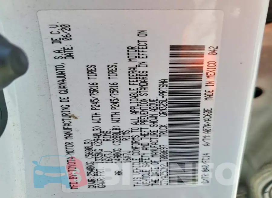 3TYAZ5CN2LT000697 Photo# 12