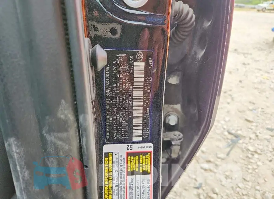 4T1G11AK2RU250875 Photo# 12
