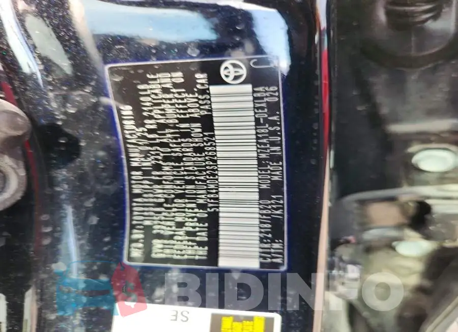 5YFB4MDE2SP268521 Photo# 13