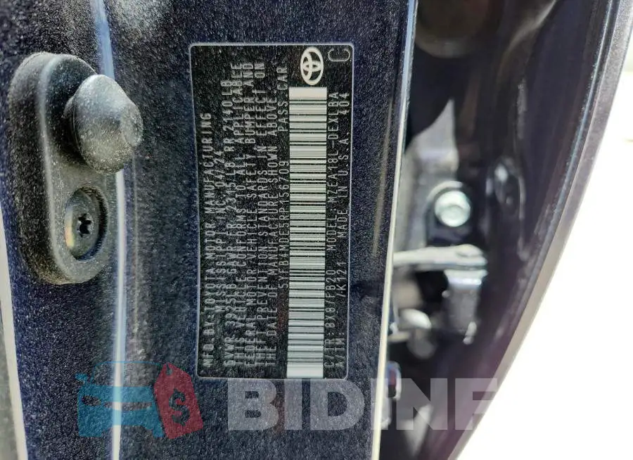 5YFB4MDE5RP156709 Photo# 12