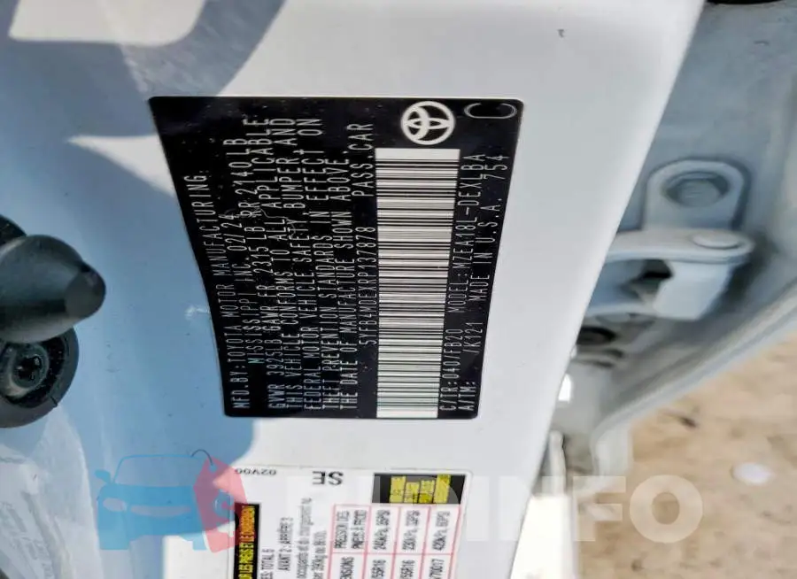 5YFB4MDEXRP137878 Photo# 12