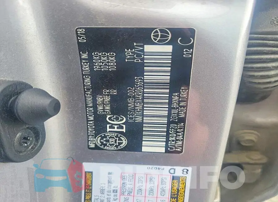NMTKHMBX4KR065693 Photo# 13