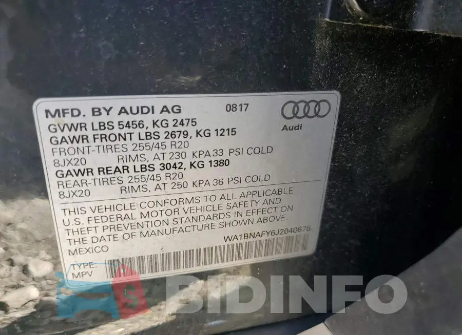 WA1BNAFY6J2040676 Photo# 13