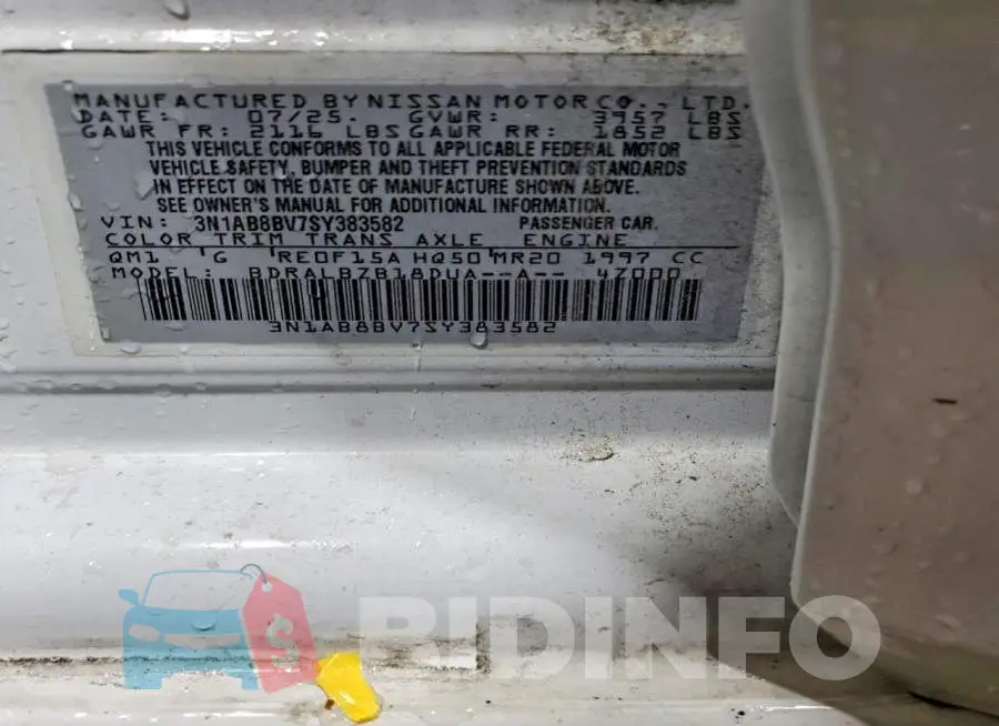 3N1AB8BV7SY383582 Photo# 12
