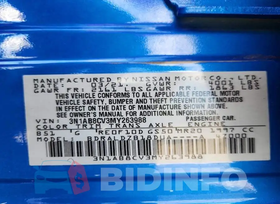 3N1AB8CV3MY263988 Photo# 12