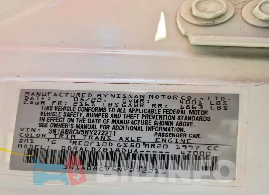 3N1AB8CV5NY272211 Photo# 12