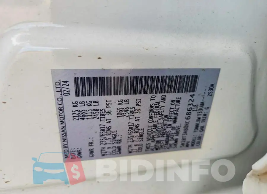 5N1BT3AB0RC686324 Photo# 12