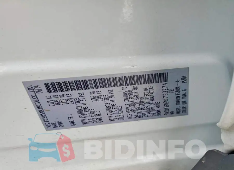 5N1BT3BB9RC753274 Photo# 12