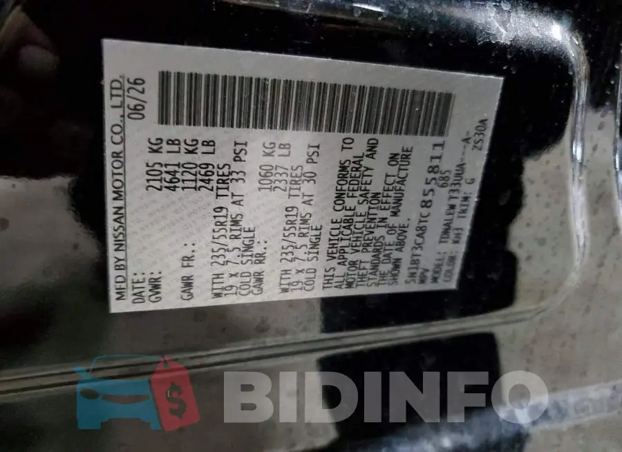 5N1BT3CA8TC855811 Photo# 13