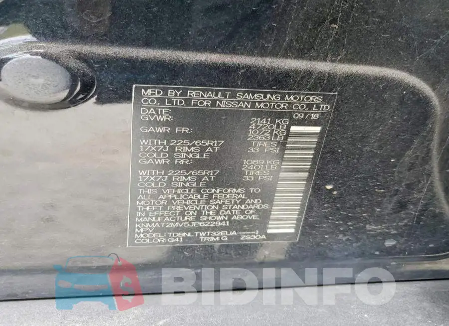 KNMAT2MV5JP622941 Photo# 13