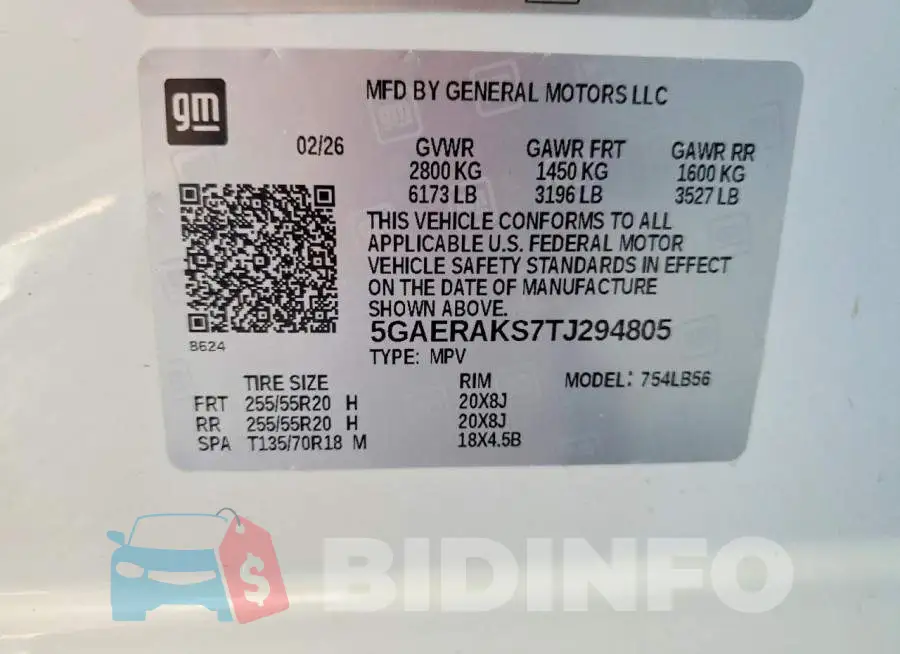 5GAERAKS7TJ294805 Photo# 13