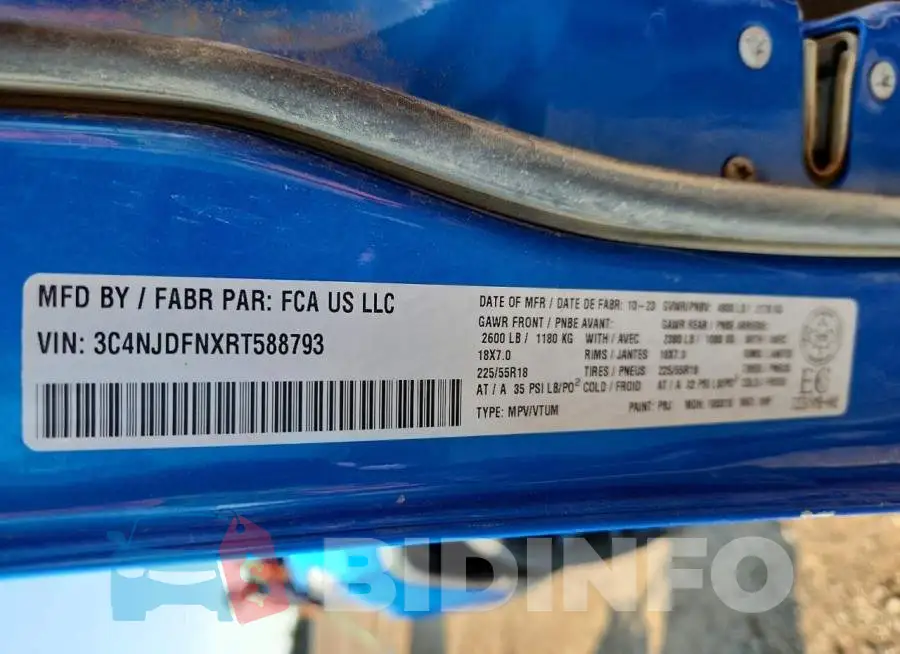 3C4NJDFNXRT588793 Photo# 13