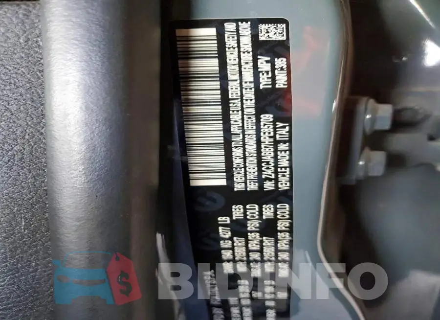 ZACCJABB7HPE85709 Photo# 12