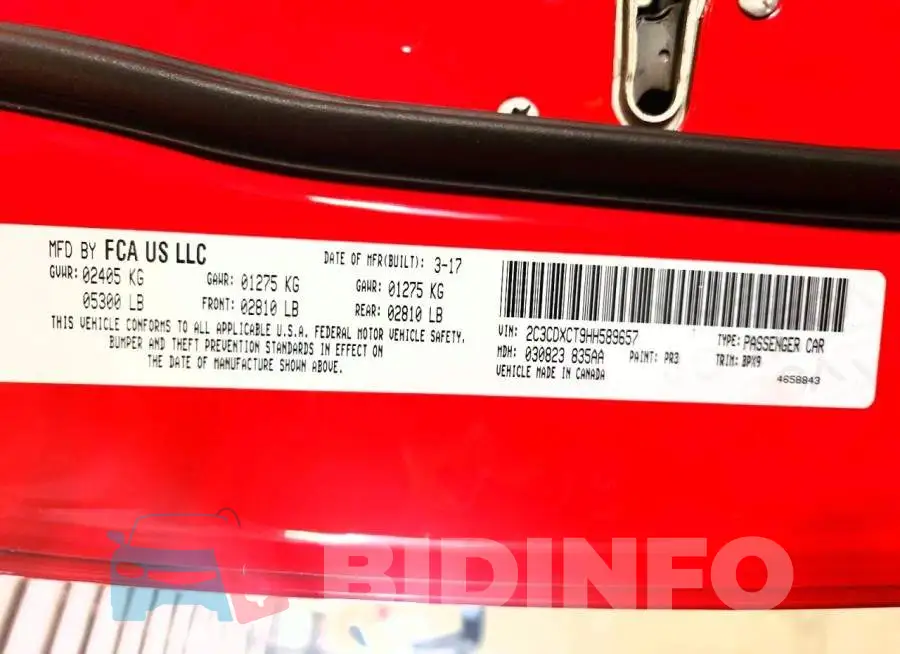 2C3CDXCT9HH589657 Photo# 12