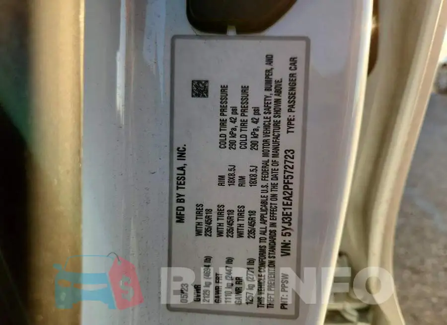 5YJ3E1EA2PF572723 Photo# 13